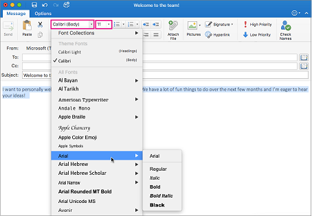 Special Charachters In Outlook For Mac